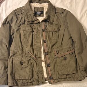 CoffeeShop Olive Utility Jacket